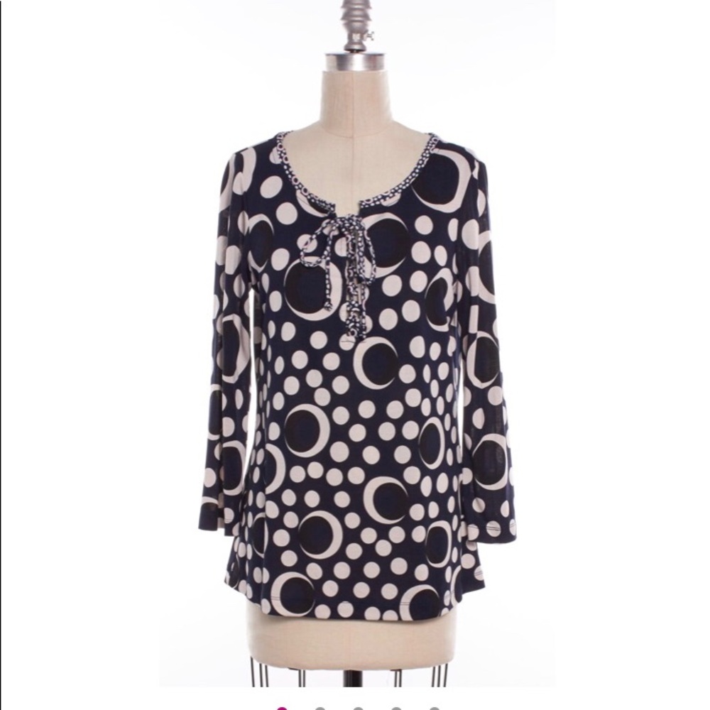 Diane von Furstenberg silk Row Top